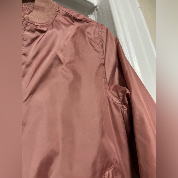 Rose Pink Bomber Jacket - Picture 5 of 7